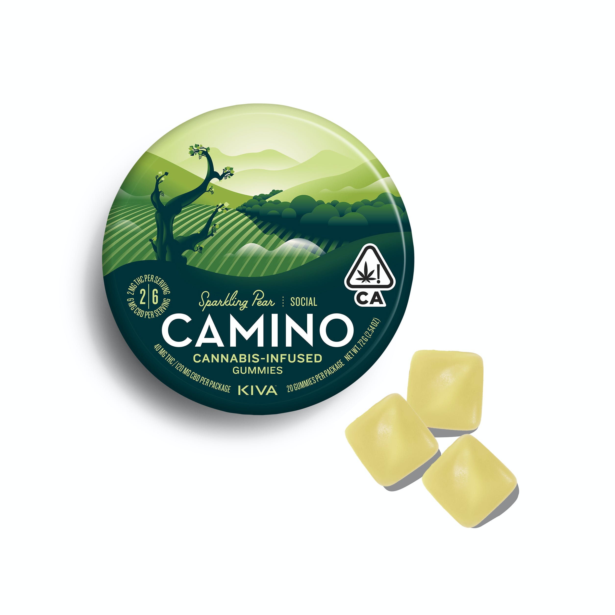 $30 | SPARKLING PEAR | 6CBD:2THC | CAMINO