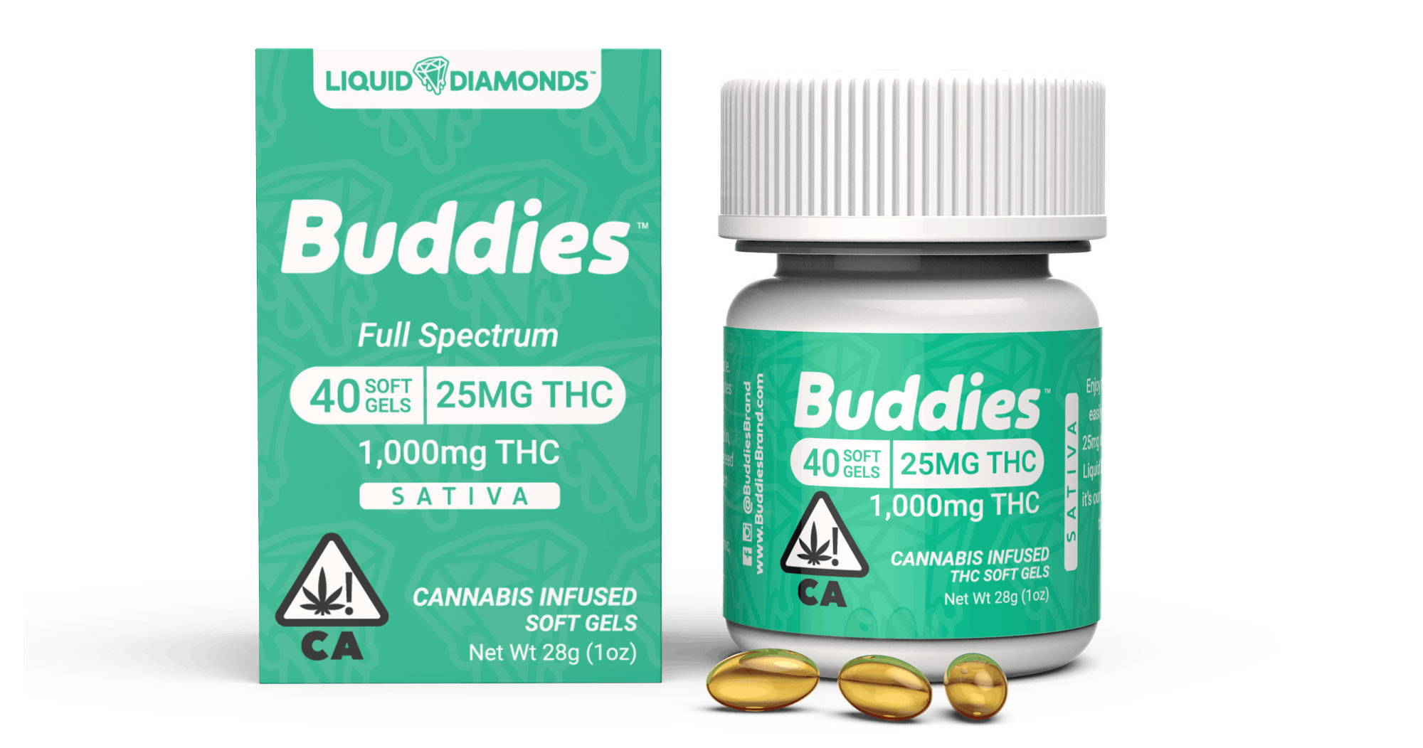 $75 | 25MG SATIVA | 1000MG 40CT | BUDDIES