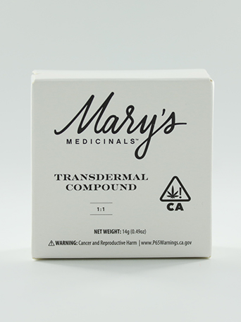1:1 CBD:THC 1 OZ | TRANSDERMAL COMPOUND | MARY'S
